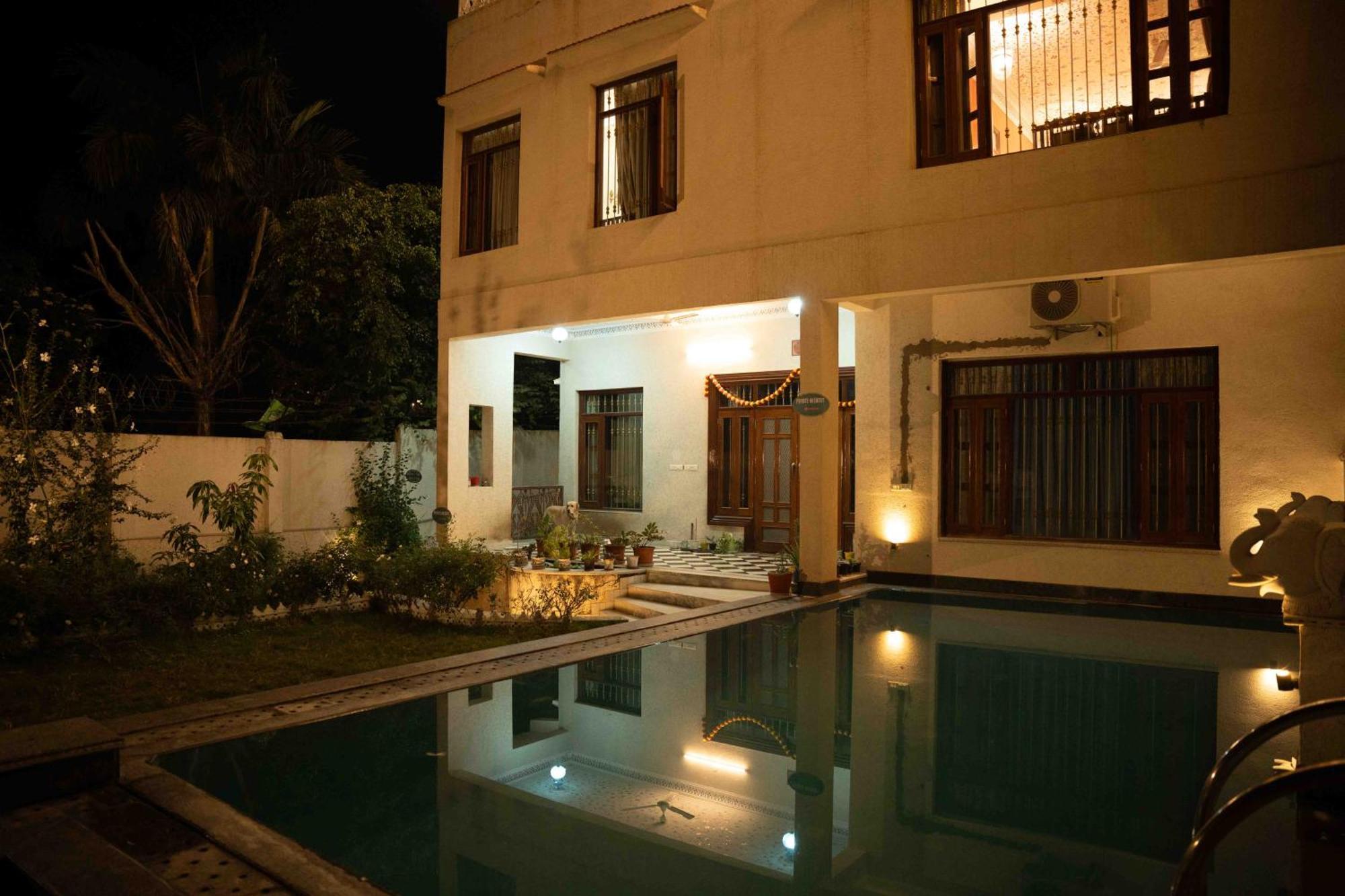 Hotel Karohi Villa Udaipur Bagian luar foto
